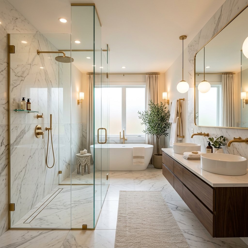 Luxury Master Bathroom Oasis